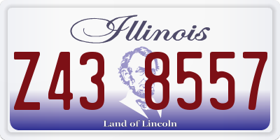 IL license plate Z438557