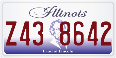 IL license plate Z438642