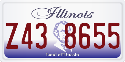 IL license plate Z438655