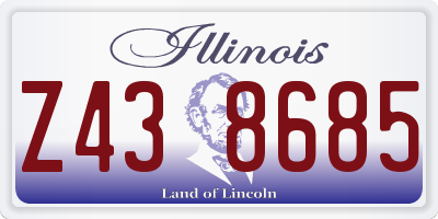 IL license plate Z438685