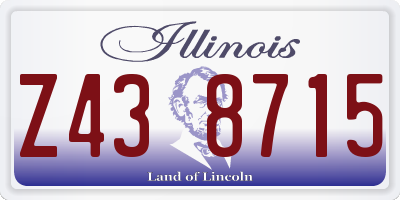 IL license plate Z438715
