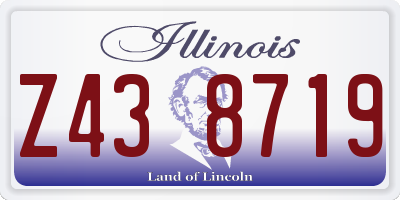 IL license plate Z438719