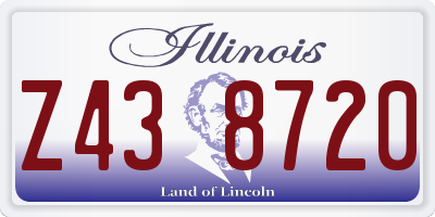 IL license plate Z438720
