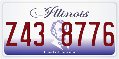 IL license plate Z438776