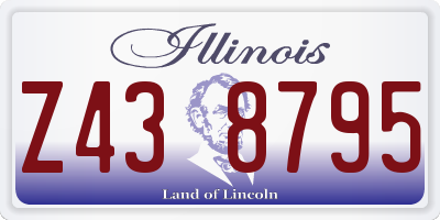 IL license plate Z438795