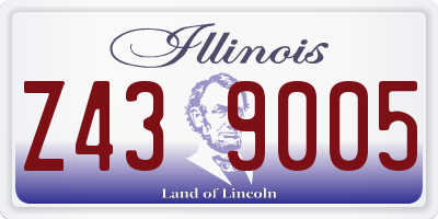 IL license plate Z439005