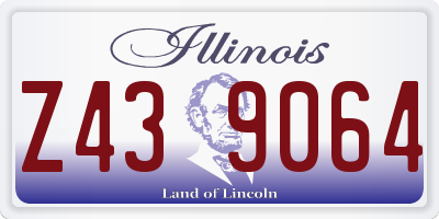 IL license plate Z439064