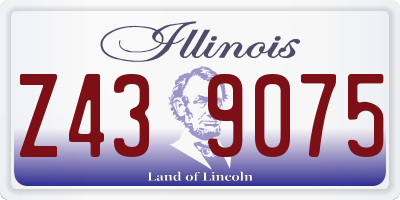 IL license plate Z439075