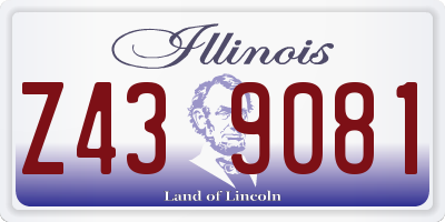 IL license plate Z439081
