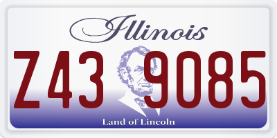IL license plate Z439085