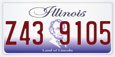 IL license plate Z439105
