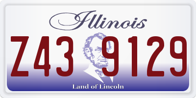 IL license plate Z439129