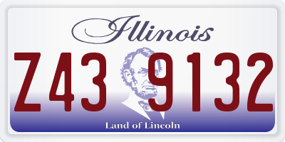 IL license plate Z439132