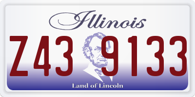 IL license plate Z439133