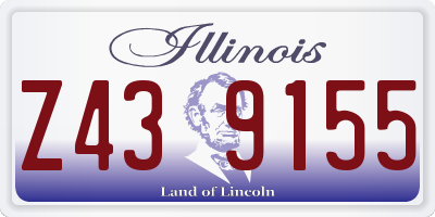 IL license plate Z439155