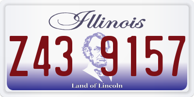 IL license plate Z439157