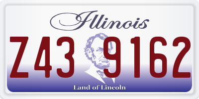 IL license plate Z439162