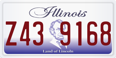IL license plate Z439168