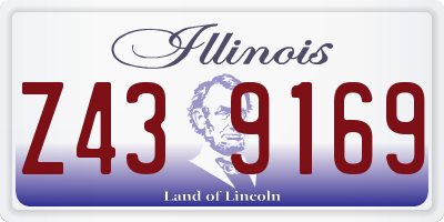 IL license plate Z439169