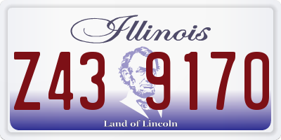 IL license plate Z439170