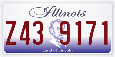 IL license plate Z439171