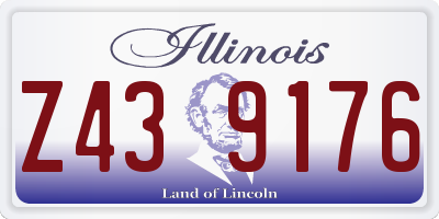 IL license plate Z439176