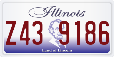 IL license plate Z439186