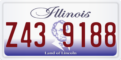 IL license plate Z439188