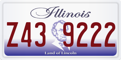 IL license plate Z439222