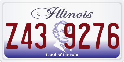 IL license plate Z439276