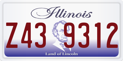 IL license plate Z439312