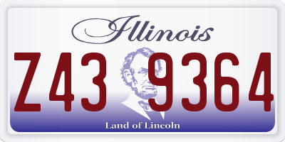 IL license plate Z439364