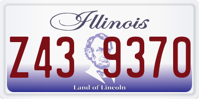 IL license plate Z439370