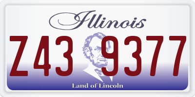 IL license plate Z439377