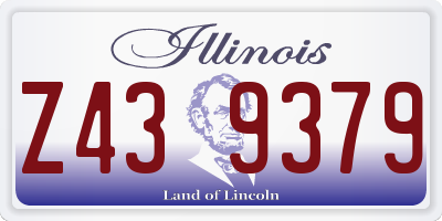 IL license plate Z439379
