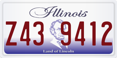 IL license plate Z439412