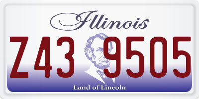 IL license plate Z439505