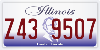 IL license plate Z439507