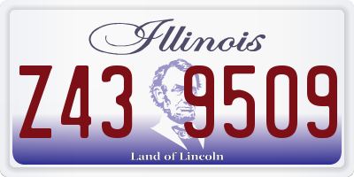 IL license plate Z439509