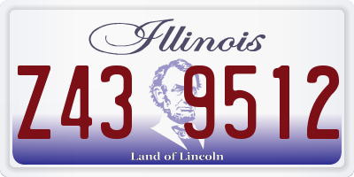 IL license plate Z439512
