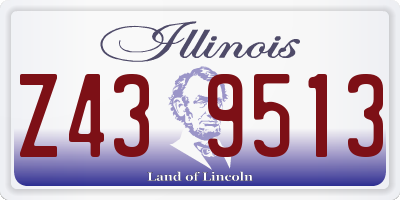 IL license plate Z439513
