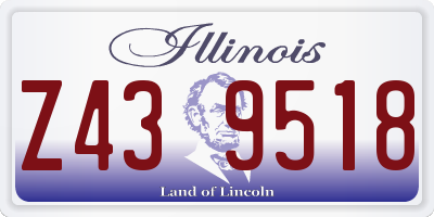 IL license plate Z439518