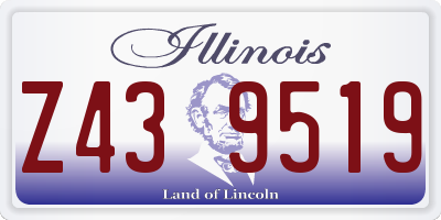 IL license plate Z439519