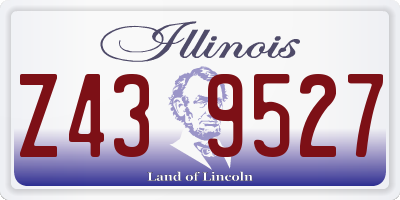 IL license plate Z439527