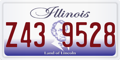 IL license plate Z439528