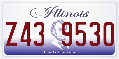 IL license plate Z439530