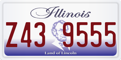 IL license plate Z439555