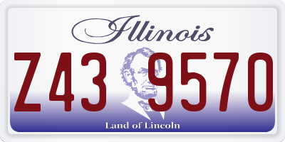 IL license plate Z439570