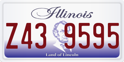 IL license plate Z439595