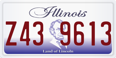 IL license plate Z439613